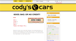 Desktop Screenshot of codyscars.com